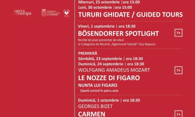 „Nunta lui Figaro”, de W.A. Mozart – Premiera noii stagiuni 2023-2024, la Opera Națională Română Cluj-Napcoa!