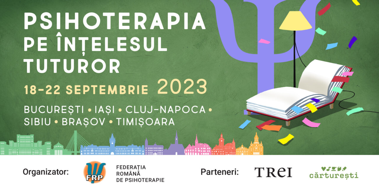 Atelierele „Psihoterapia pe înțelesul tuturor”, trei zile la Cărturești Platinia din Cluj-Napoca