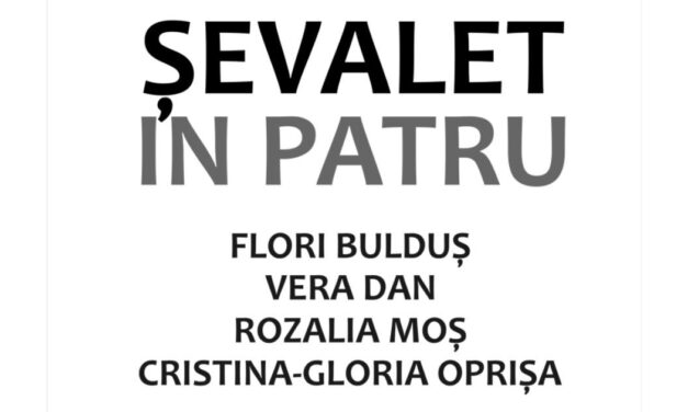Șevalet în patru, expoziție care include o artistă care a inventat, în 2000, „pictura pe pănușă”          
