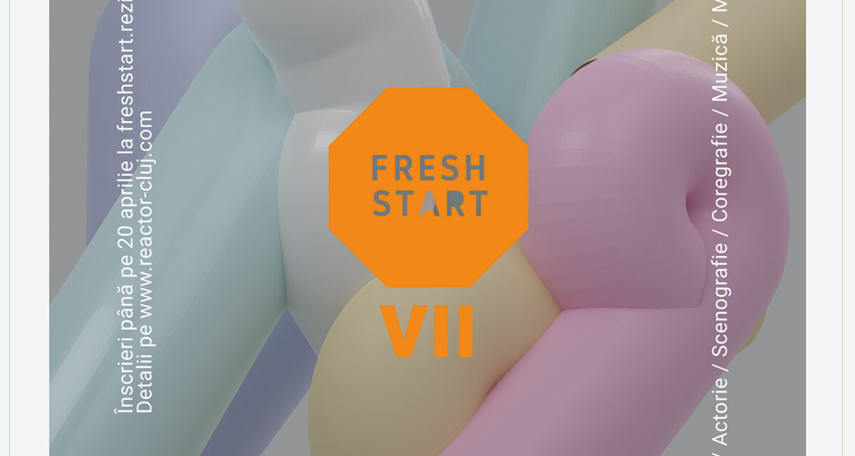 Înscrieri în rezidența „Fresh Start”, la teatrul independent Reactor de creație și experiment. Se caută nouă tineri absolvenți care să creeze spectacole teatrale