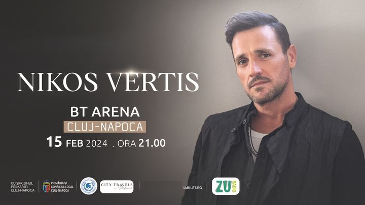 Nikos Vertis, cântărețul care aduce izul de vacanță în România, va concerta la Cluj-Napoca în această săptămână