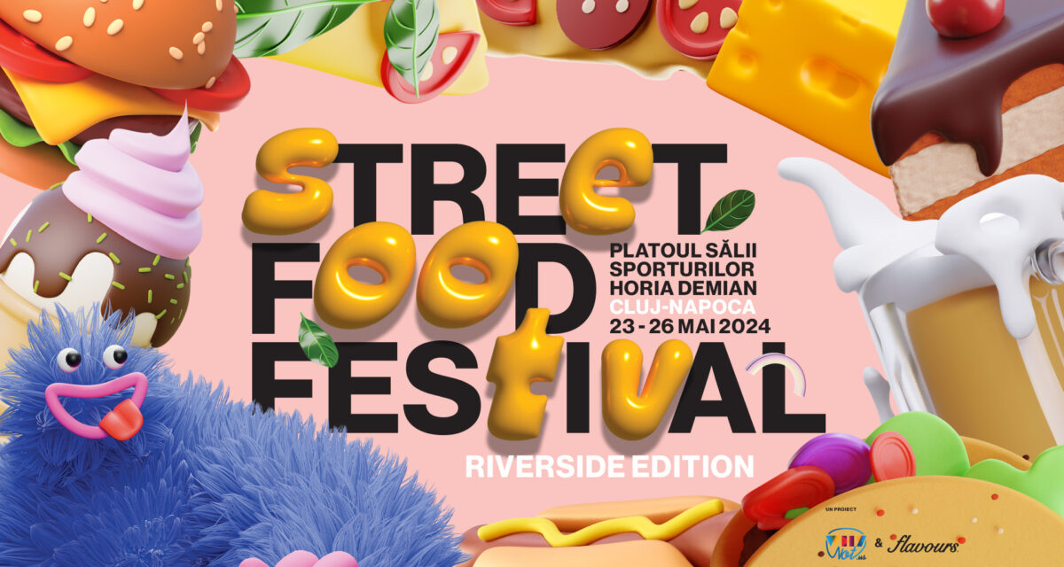 Concerte antrenante pe malul Someșului, în cadrul ediției din 2024 a Street FOOD Festival, de pe platoul Sălii Sporturilor „Horia Demian”