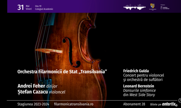 Concert simfonic cu solistul Ștefan Cazacu, dirijat de Andrei Feher, cu lucrări de Friedrich Gulda – Dansurile simfonice din „West Side Story”, la Colegiul Academic
