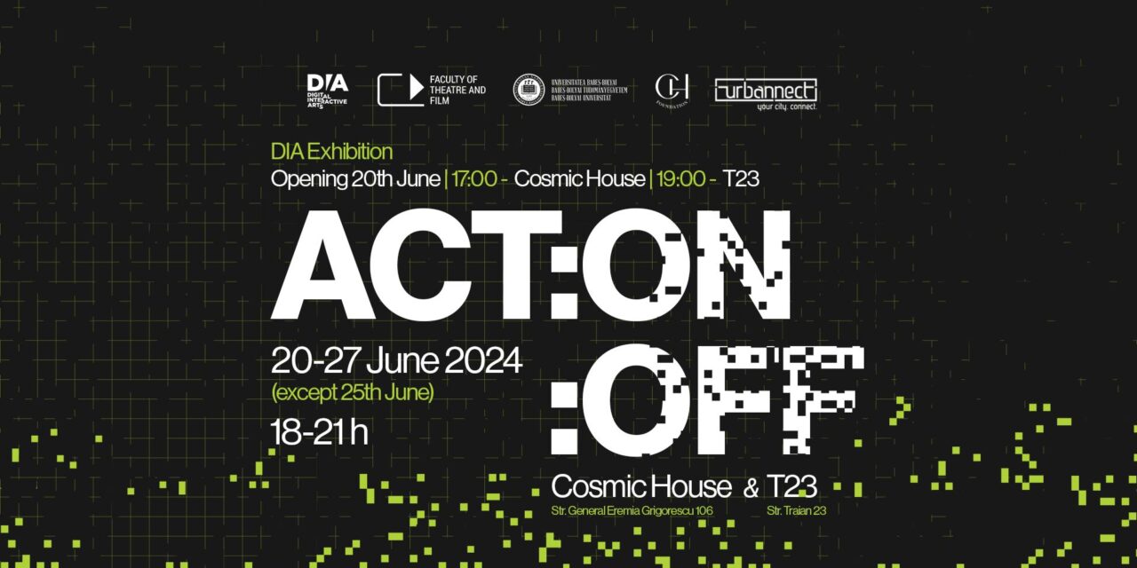 Masteranzii de la Arte Digitale Interactive prezintă 10 instalații interactive unice, sub numele „ACT:ON | ACT:OFF”