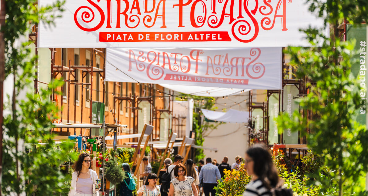 Piața de flori altfel, o gură de aer curat în jungla urbană