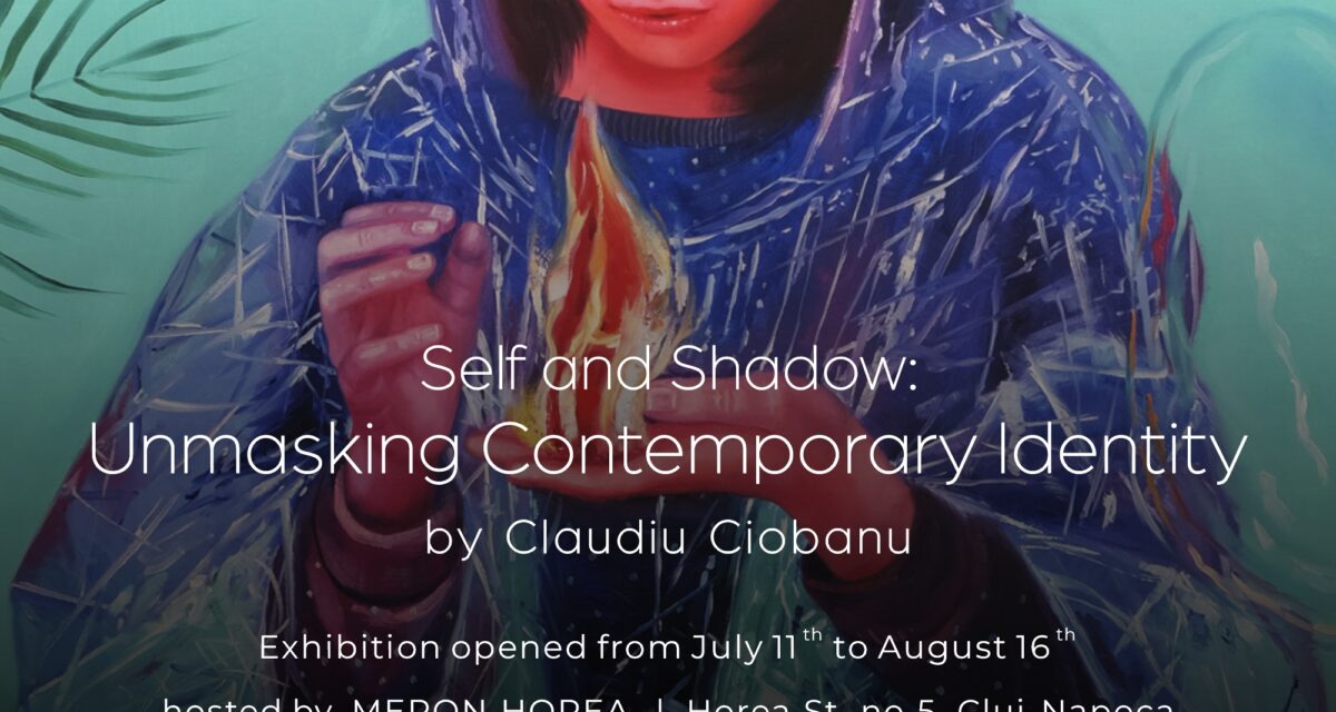 Expoziția de picturi și desene „Self and Shadow: Unmasking Contemporary Identity”, semnată Claudiu Ciobanu și găzduită de Meron Gallery, despre estomparea granițelor dintre uman și tehnologic
