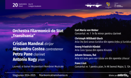 Laureați ai bursei „Moștenitorii României muzicale”, într-un concert vocal-simfonic la Colegiul Academic