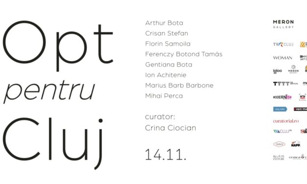 Galeria Meron reunește viziuni unice ale artei contemporane românești prin expoziția „Opt pentru Cluj”