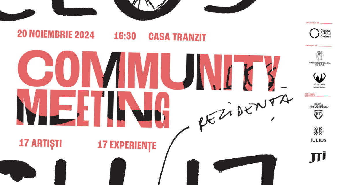 „Cluj în Rezidență”, program anual care adună 17 artiști din domenii variate, invită publicul să contribuie la reziliența și vizibilitatea sectorului artistic independent, la Casa Tranzit
