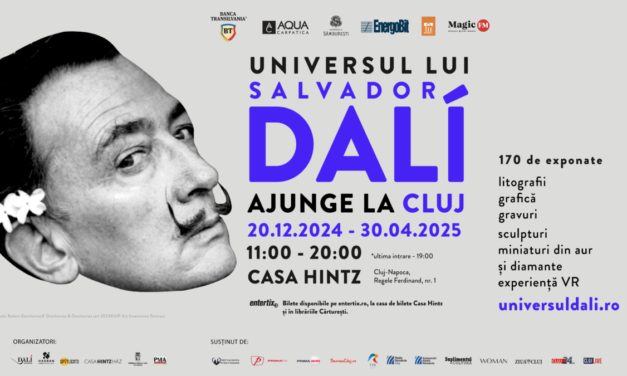 După ce a fascinat peste 100.000 de vizitatori în București, expoziția fenomen „Universul lui Salvador Dalí” vine în inima Transilvaniei, la Cluj-Napoca