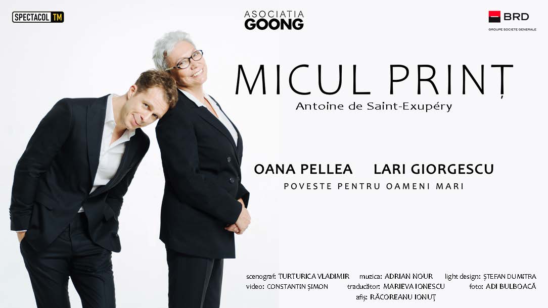 „Micul Prinț” cu  Oana Pellea și Lari Giorgescu, la Cluj-Napoca
