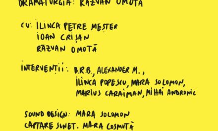 „heteroSălăjan” va fi AUZIT la Cinema Arta: Teatru parodic despre ideea de „coming-out”. Sala de cinema devine un spațiu unde vocile creează personaje – la propriu și la figurat