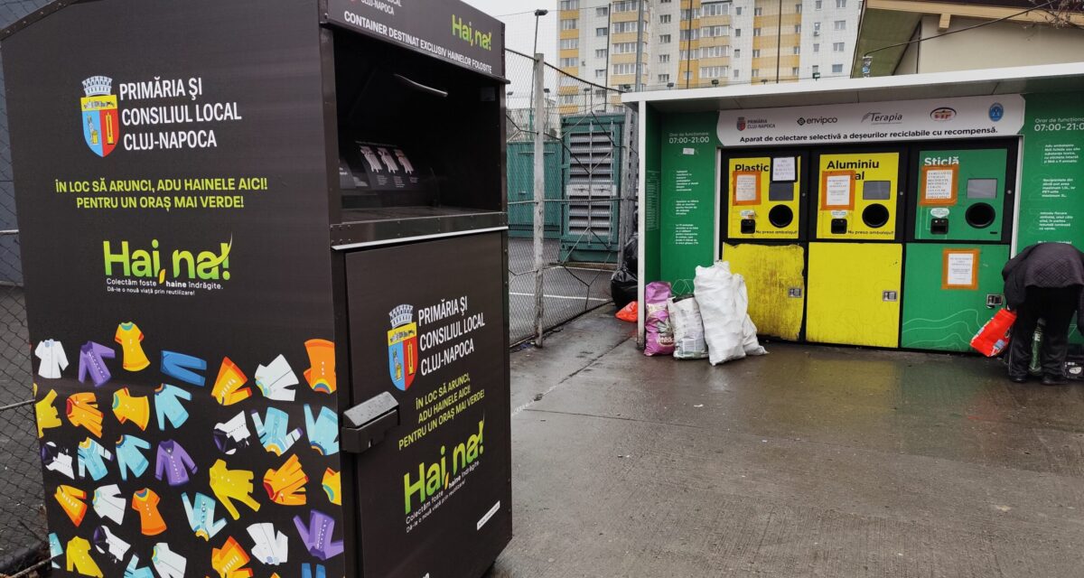 Cluj-Napoca sustenabil. Orașul colectează și reutilizează textilele uzate prin proiectul „Hai, na!”