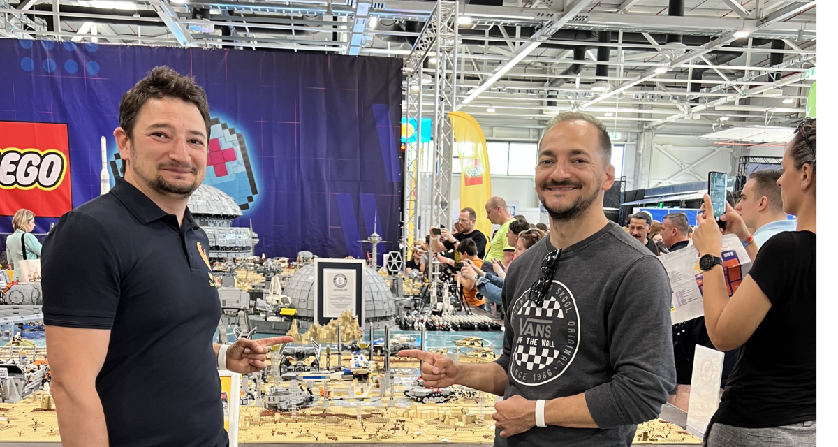 Șase clujeni au intrat în Cartea Recordurilor în 2024 pentru o lucrare LEGO de aproape 46 de metri pătrați