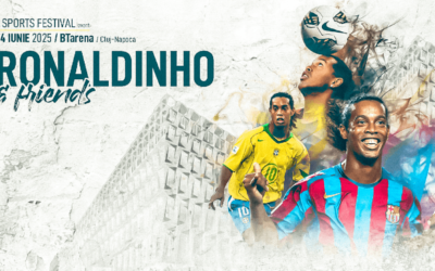 Ronaldinho, legenda fotbalului mondial, vine la Cluj-Napoca în vară, la Sports Festival 2025