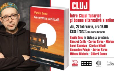Se lansează volumul „Generația canibală. Cartea maturității” în cadrul evenimentului „Între Clujul funariot și boema alternativă a anilor ‘90”