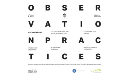 Rezidență a doi artiști contemporani – Alina Andrei  și Mauricio Gamboa : „Observation Practices” – România-Norvegia, la spațiul Contemporar