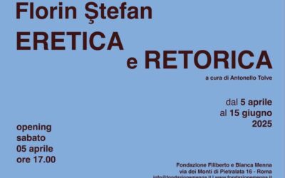 Expoziția „Eretica e retorica”, a artistului Florin Ștefan, în capitala Italiei, în colaborare cu Centrul de Interes din Cluj-Napoca