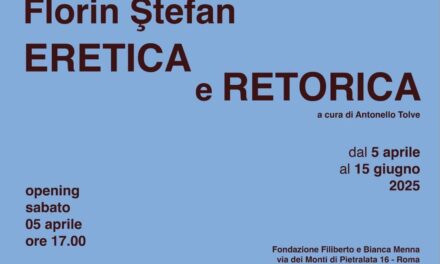 Expoziția „Eretica e retorica”, a artistului Florin Ștefan, în capitala Italiei, în colaborare cu Centrul de Interes din Cluj-Napoca