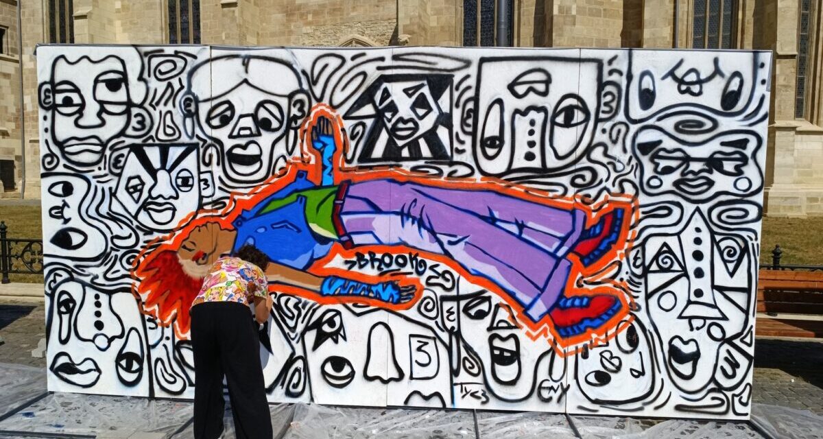 Clujul își deschide aripile la M.Y. – Murals of Youth  #Wings. Artiști stradali vor desena un aeroplan în piața centrală a Clujului