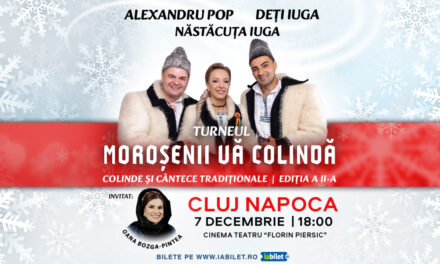 „Moroșenii vă colindă” – un turneu prin șase orașe mari din țară. Cluj-Napoca, al treilea dintre acestea, în 7 decembrie