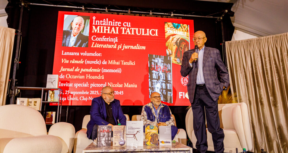 Mihai Tatulici la FICT: „Am crezut că cunosc societatea noastră, am descoperit, însă, abisul românesc”