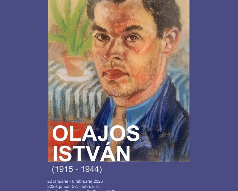 Expoziție retrospectivă Olajos István (1915 – 1944), în perioada 22 ianuarie – 8 februarie 2026, la Muzeul de Artă Cluj-Napoca