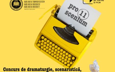 Concursul „Proscenium” de Dramaturgie, Scenaristică, Publicistică teatrală și cinematografică, ediția a XI-a, 2026