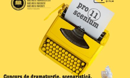 Concursul „Proscenium” de Dramaturgie, Scenaristică, Publicistică teatrală și cinematografică, ediția a XI-a, 2026