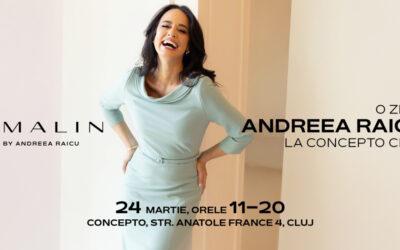 Andreea Raicu își prezintă brandul „AMALIN” la Magazinul „Cocencepto” din Cluj-Napoca, într-o celebrare a feminității și a designului românesc
