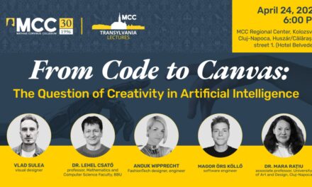„Transylvania Lectures: De la cod la planșă – creativitatea în era inteligenței artificiale”, are loc la MCC Regional Center (Belvedere)