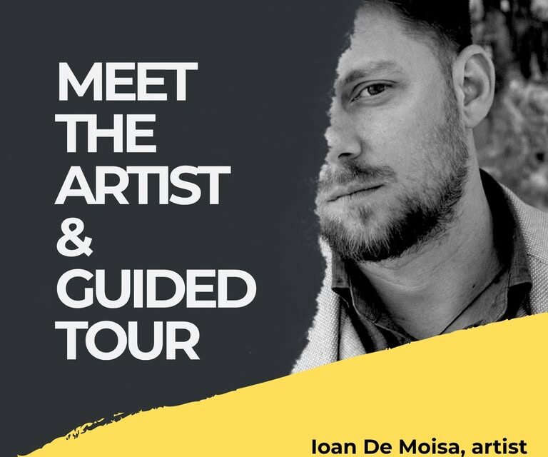Artistul Ioan De Moisa se va întâlni cu publicul într-un tur ghidat al expoziției „The Briefness of Being”, la Meron Gallery