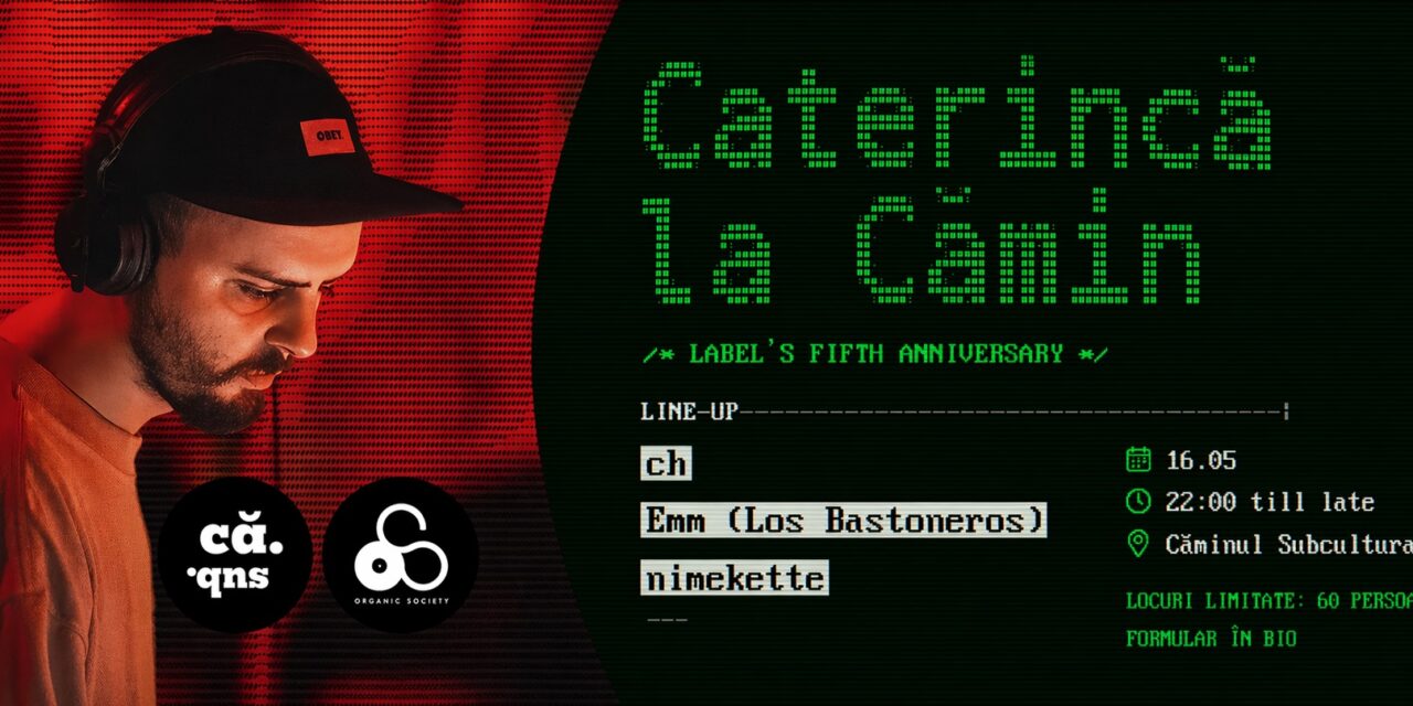 „Caterincă la Cămin”, volumul 2 are loc la Căminul Subcultural. Invitatul principal: Emm (Los Bastoleros)