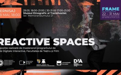 „Reactive Spaces” – Expoziție realizată de studenții de la Masterul „Digital Interactive Arts” în cadrul Festivalului „FRAME” al Facultății de Teatru și Film din Cluj-Napoca