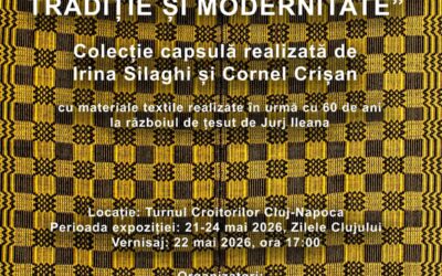 Lansarea colecției capsulă „Lepedeie, între tradiție și modernitate”, semnate de Irina Silaghi și Cornel Crișan readuce la viață materiale textile realizate acum mai bine de o jumătate de secol