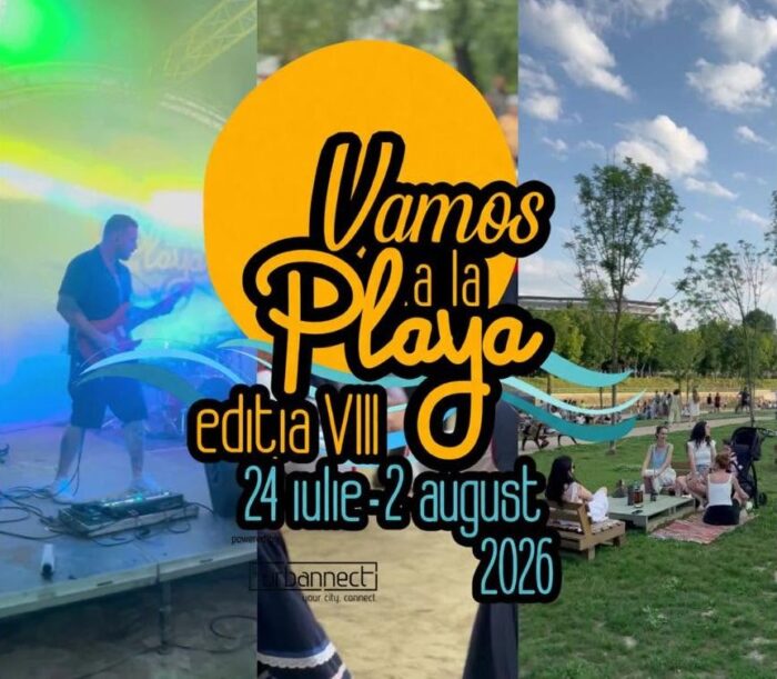 Urbannect dă startul vacanței urbane: „Vamos a la Playa” revine pe Plaja Grigorescu în perioada 24 iulie – 2 august, pe Plaja Grigorescu. Programul întreg al festivalului