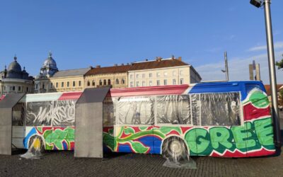 Singura competiție internațională de artă murală dedicată elevilor din Cluj-Napoca, în Piața Unirii