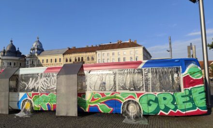 Singura competiție internațională de artă murală dedicată elevilor din Cluj-Napoca, în Piața Unirii